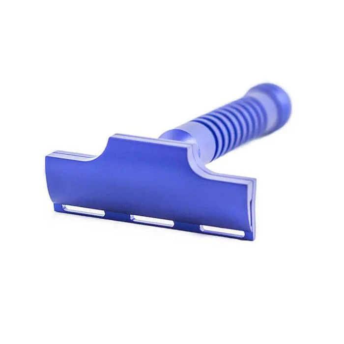 Electric Blue Hawk Single Edge Safety Razor V2 by RazoRock