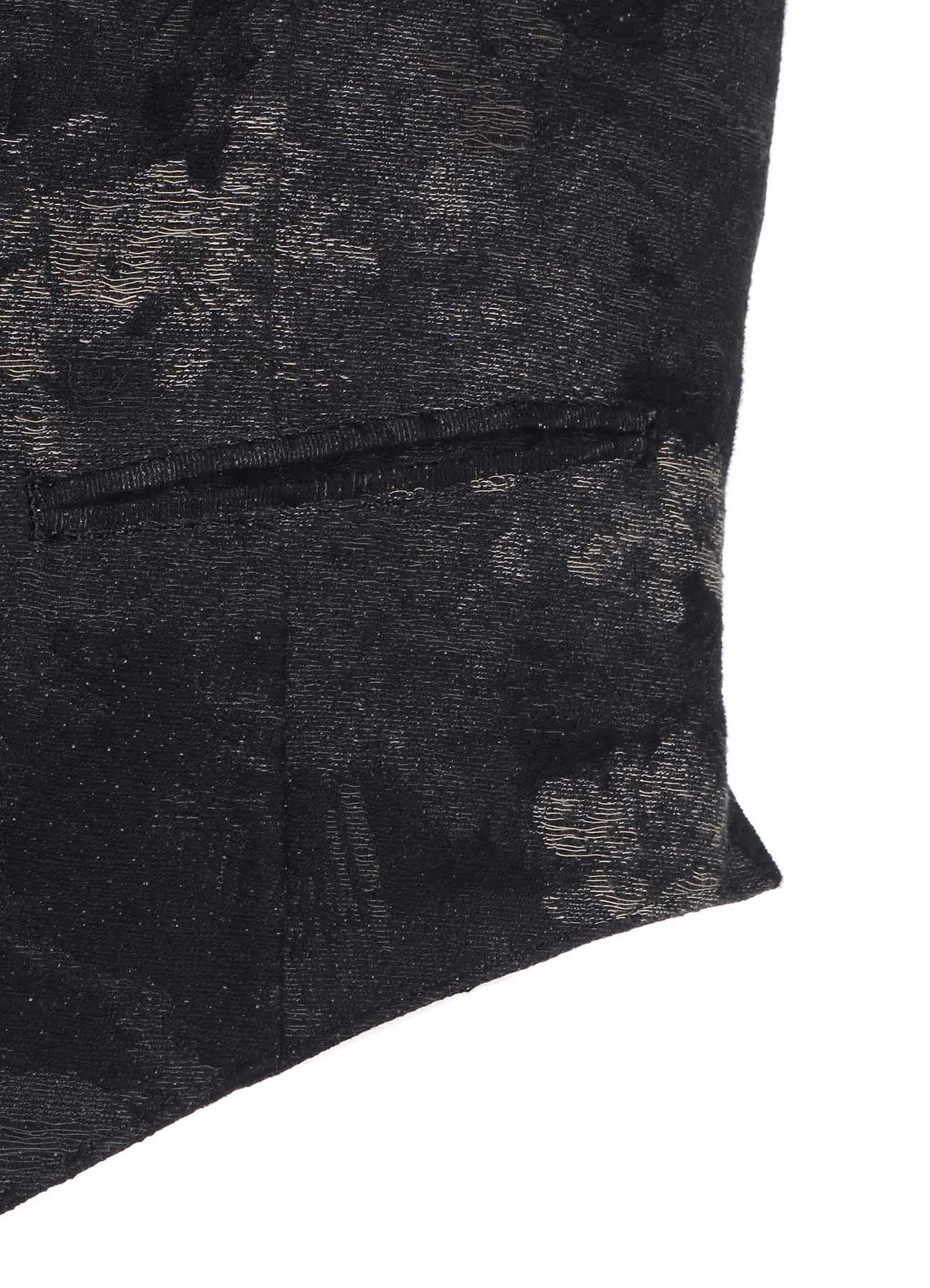 FADED FLORAL JACQUARD VEST