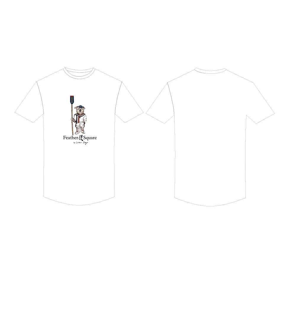 Feather & Square Crew Casual T-Shirt