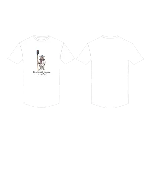 Feather & Square Crew Casual T-Shirt
