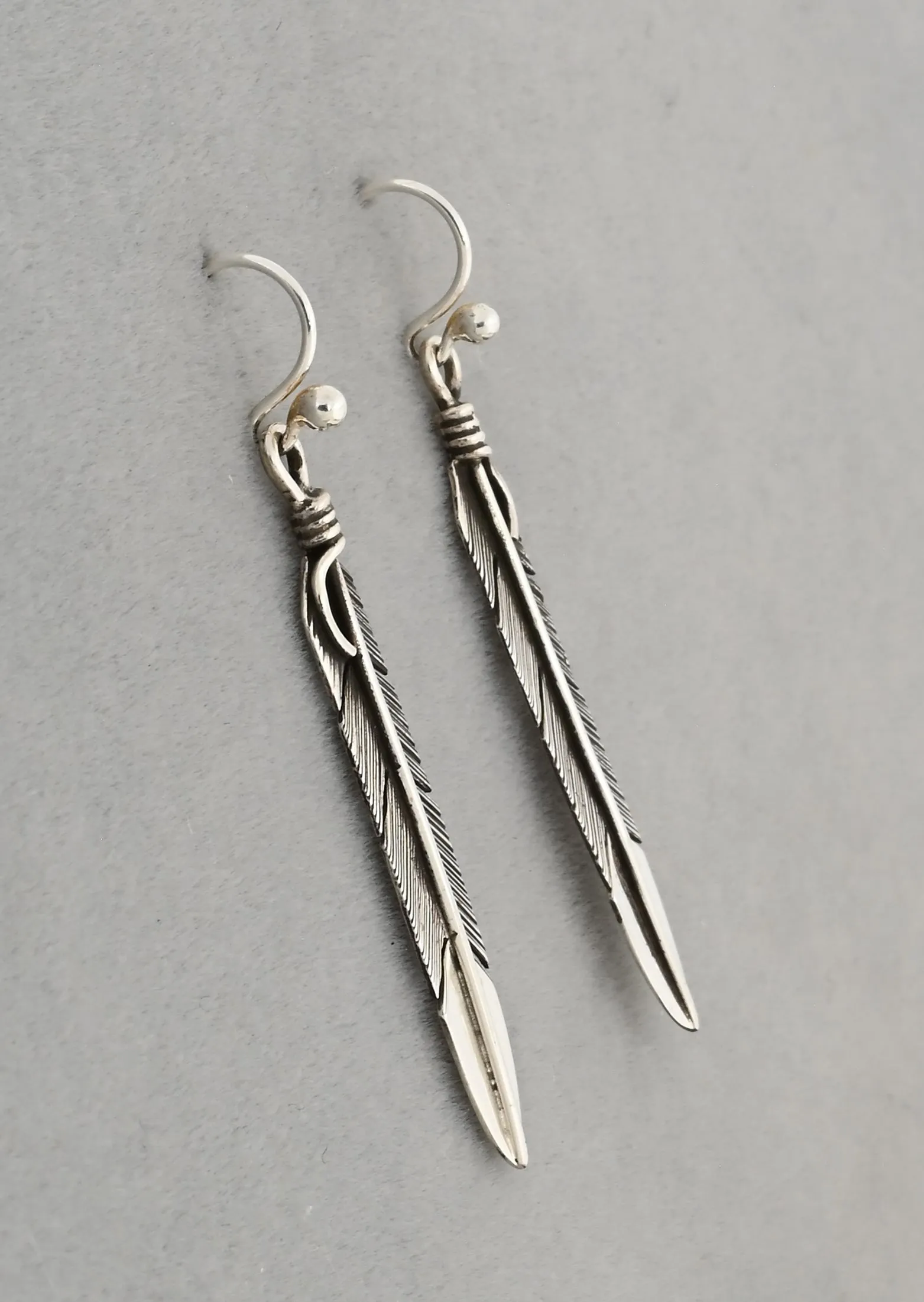 Feather Earrings by Raymond Coriz