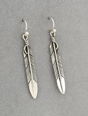 Feather Earrings by Raymond Coriz
