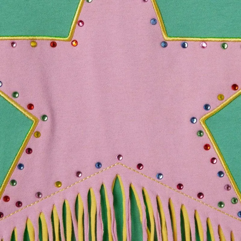 Girls Green Star T-Shirt