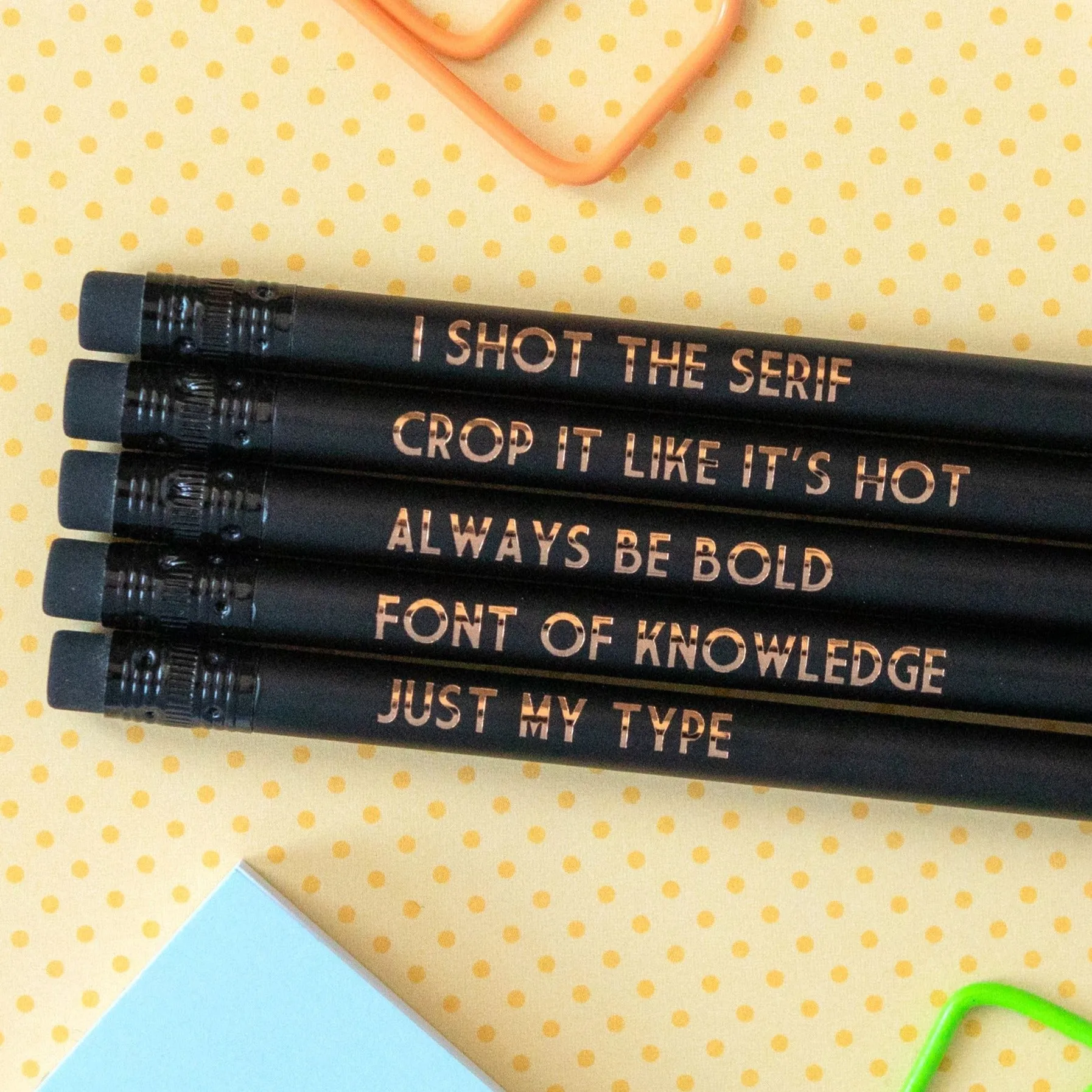 Graphic Designer Pencil Set | Always Be Bold