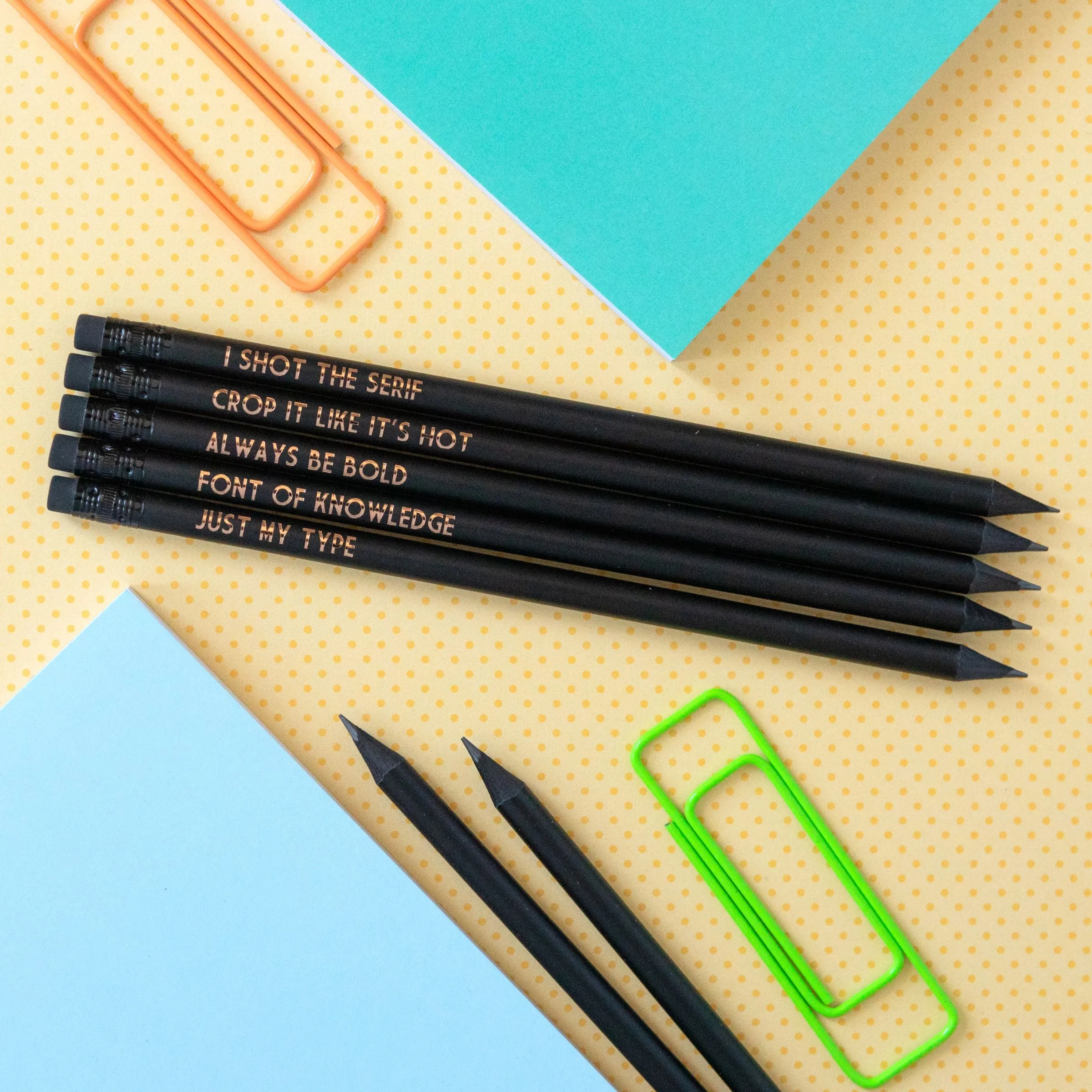 Graphic Designer Pencil Set | Always Be Bold