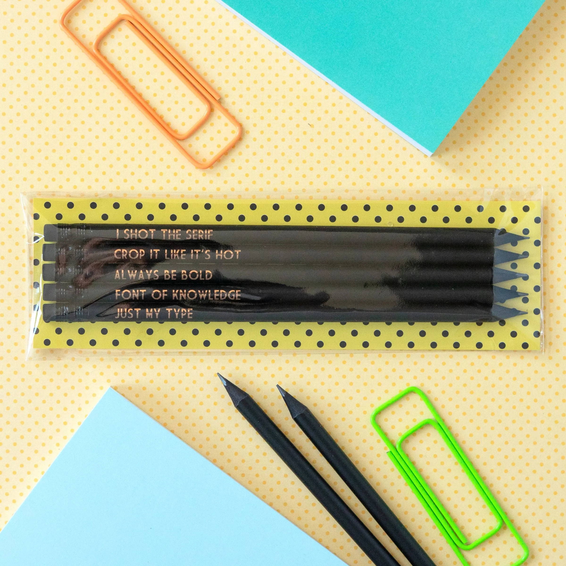 Graphic Designer Pencil Set | Always Be Bold