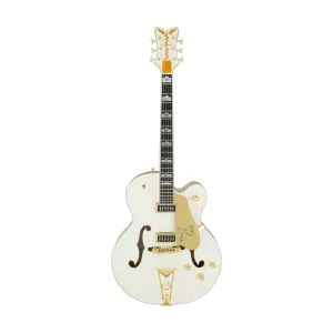 Gretsch G6136-55GE Vintage Select Edition 55 Falcon Hollow Body w/Cadillac Tailpiece, White Lacquer