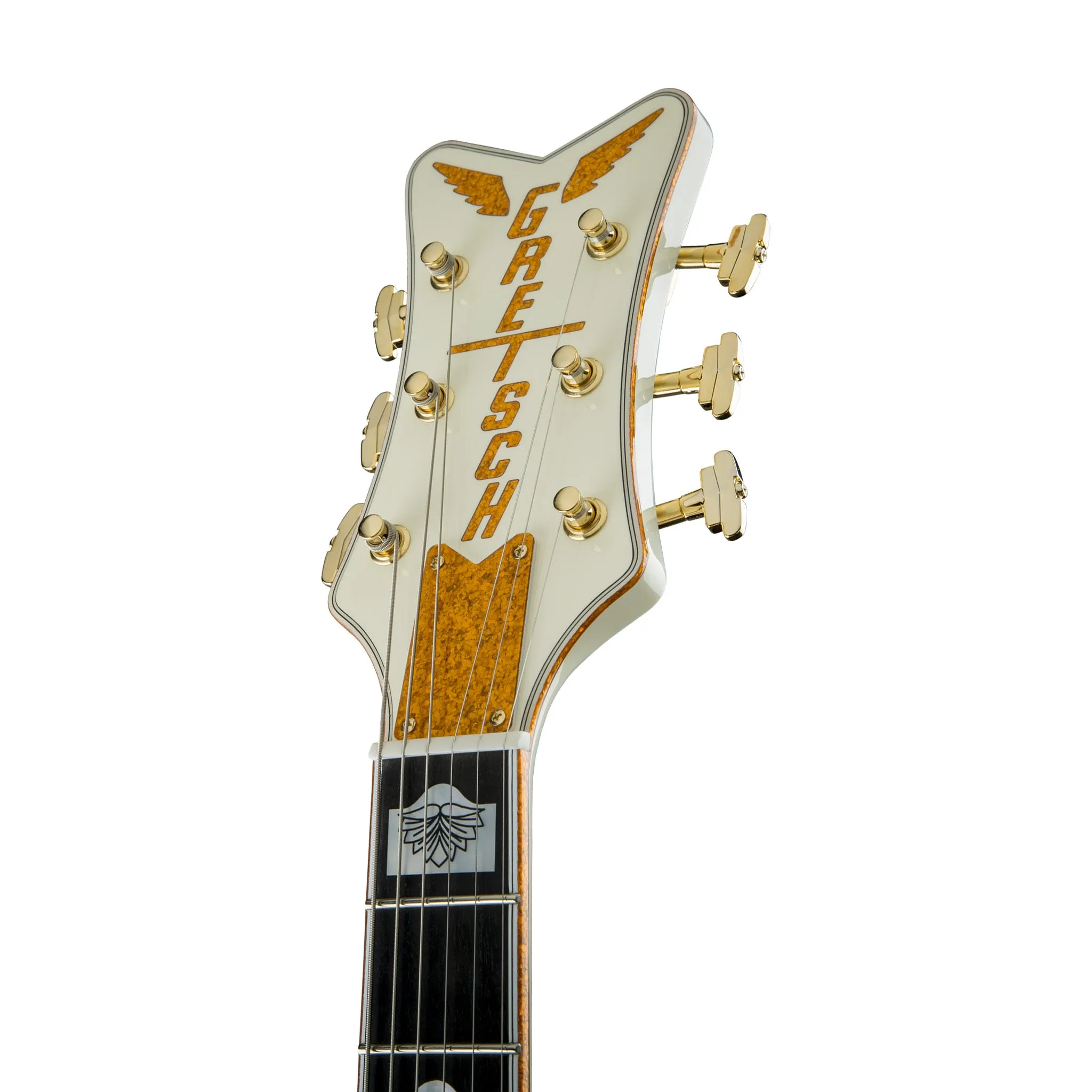 Gretsch G6136-55GE Vintage Select Edition 55 Falcon Hollow Body w/Cadillac Tailpiece, White Lacquer