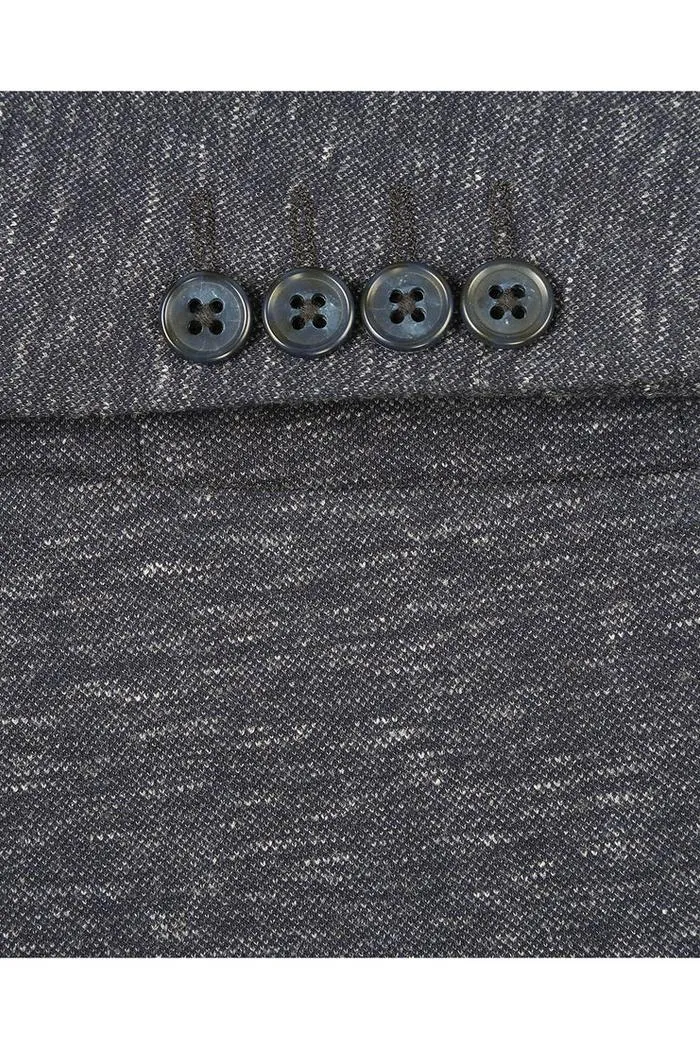 Grey Blue Textured Sports Jacket