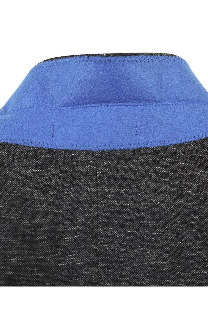 Grey Blue Textured Sports Jacket