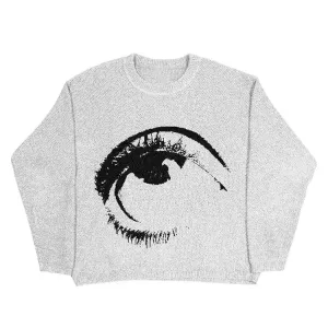 Grunge Aesthetic Eye Sweater for a Unique Style Upgrade