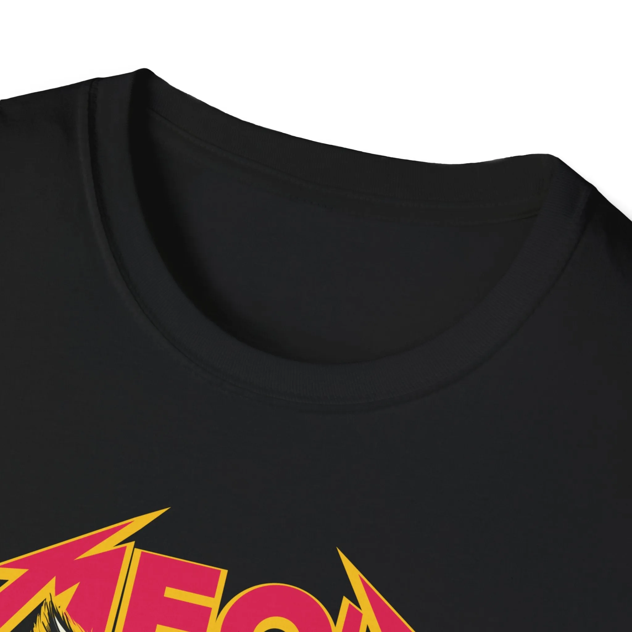 Hard Rock Kitty -- Pink -- On Gildan Softstyle T-Shirt
