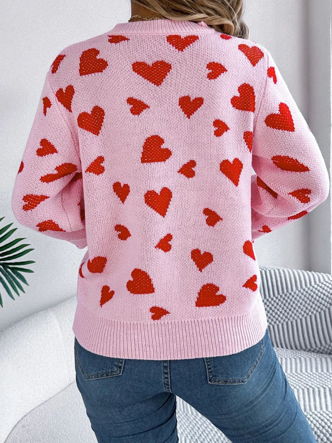 Heart Long Sleeve Sweater