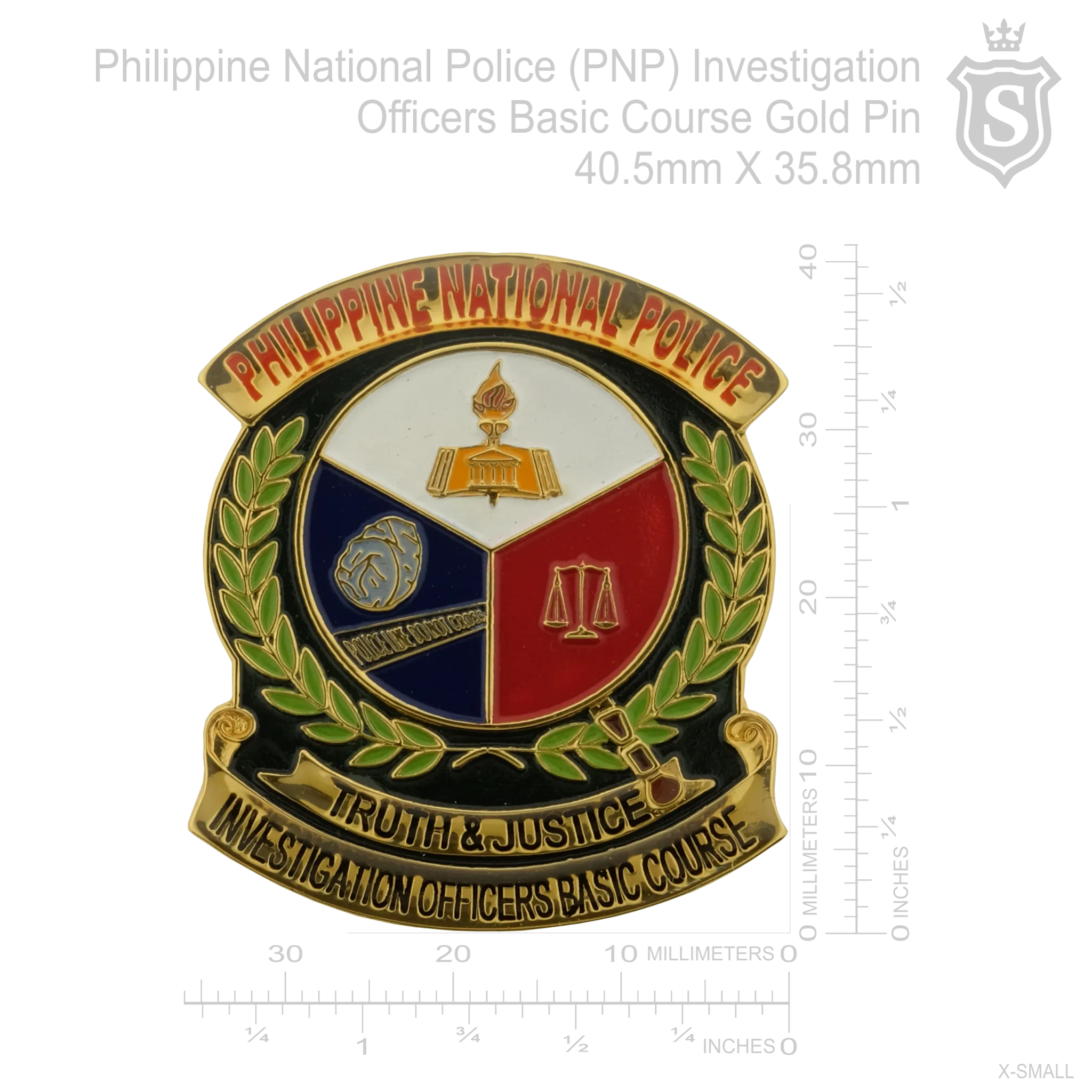 Investigation Officers Bsic Course (IOBC) Pin - PNP