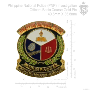 Investigation Officers Bsic Course (IOBC) Pin - PNP