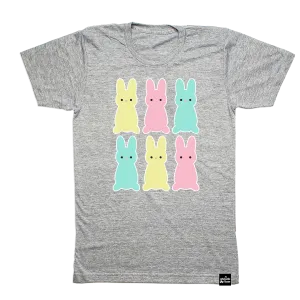 Kawaii Marshmallow Bunnies T-Shirt - Adult