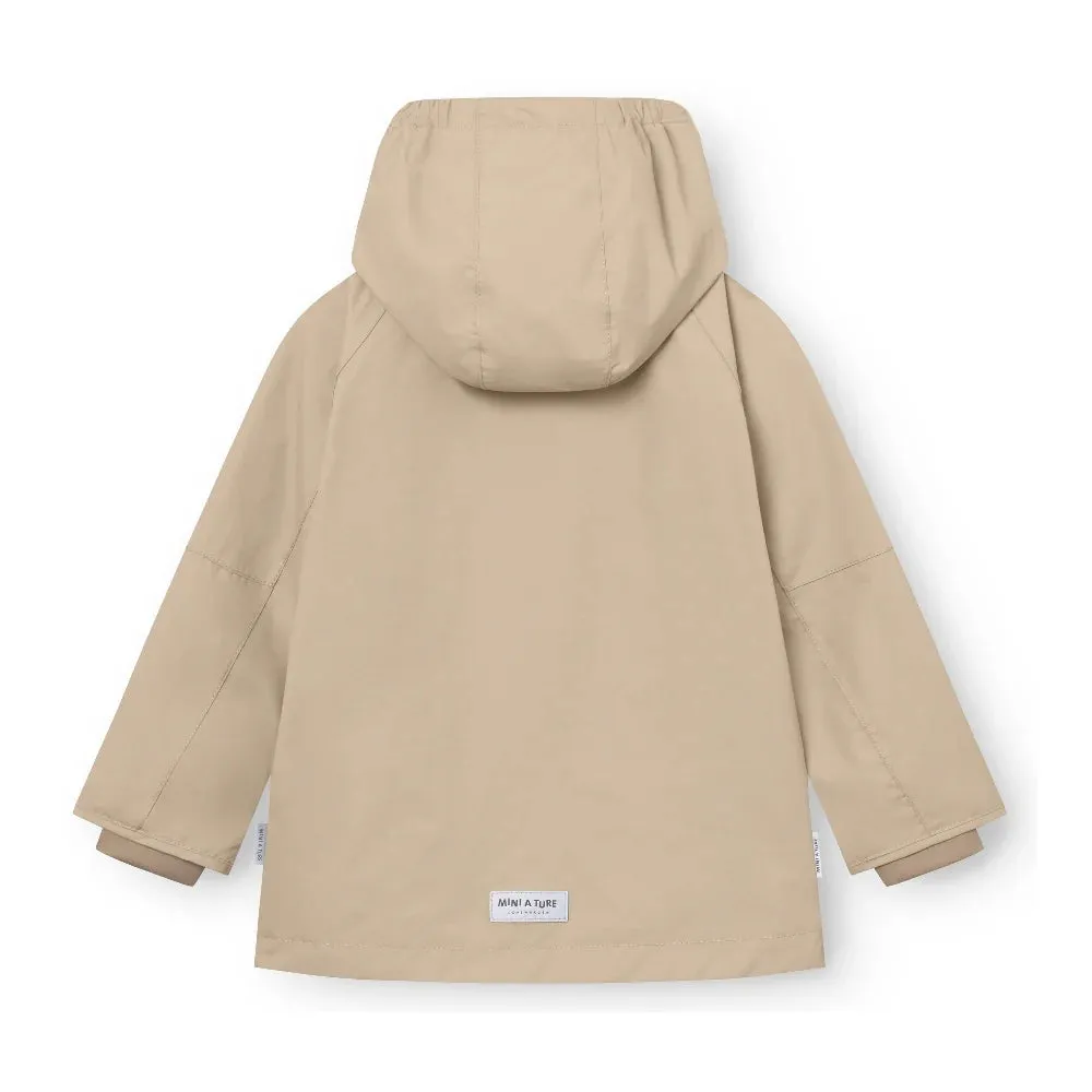 Khaki Print Logo Jacket