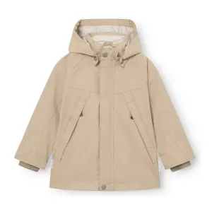 Khaki Print Logo Jacket