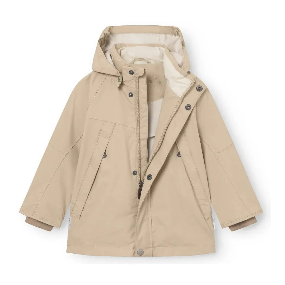 Khaki Print Logo Jacket