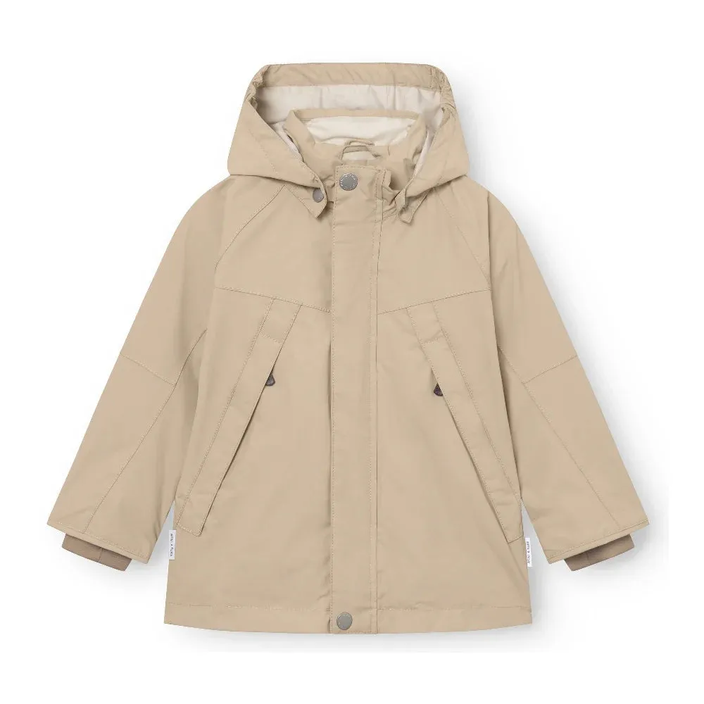 Khaki Print Logo Jacket