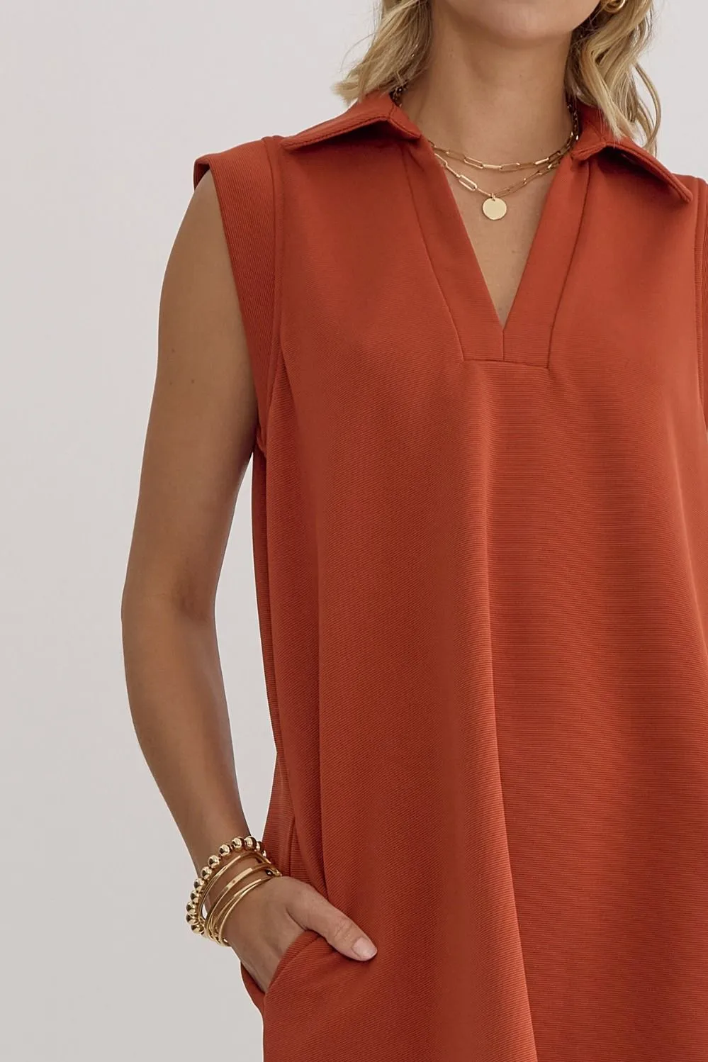 Kinsley Dress Rust