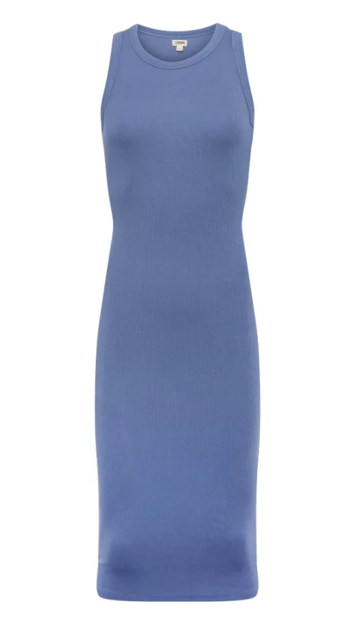 L'Agence - Nura Sleeveless Midi T-Shirt Dress - Wild Wind