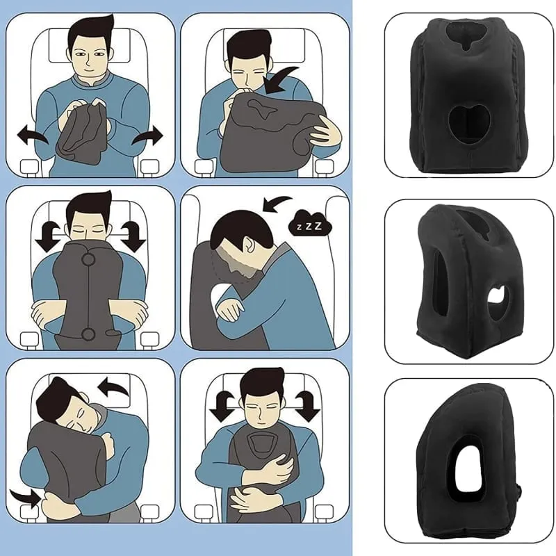 🔥leosporr Inflatable Travel Pillow