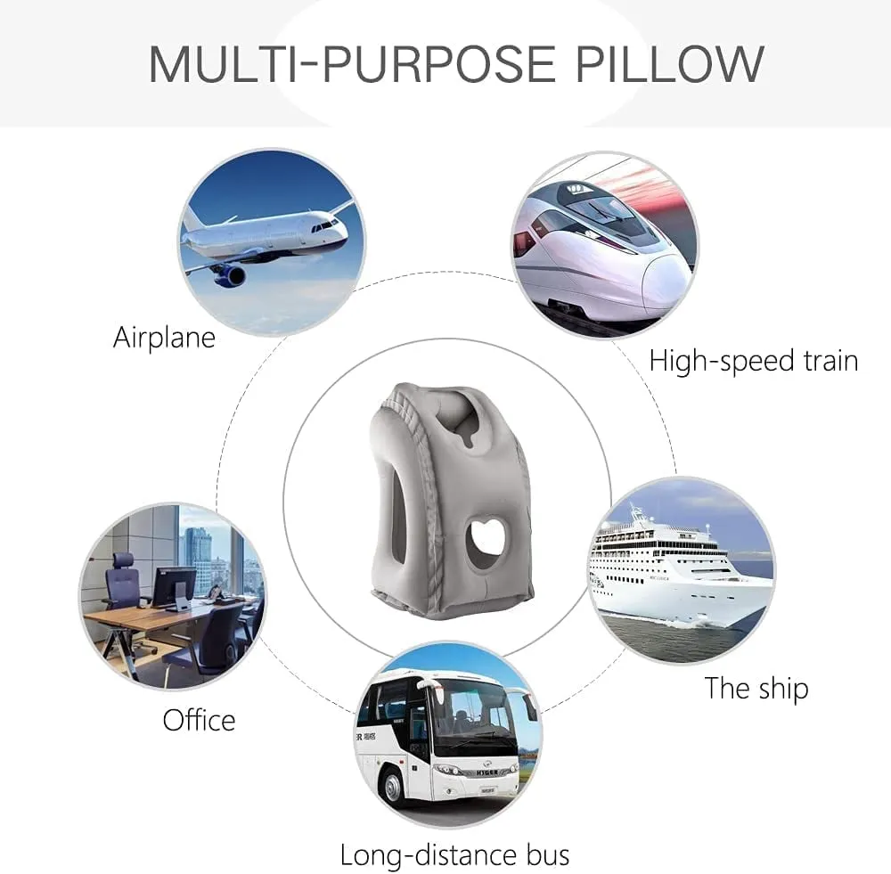 🔥leosporr Inflatable Travel Pillow