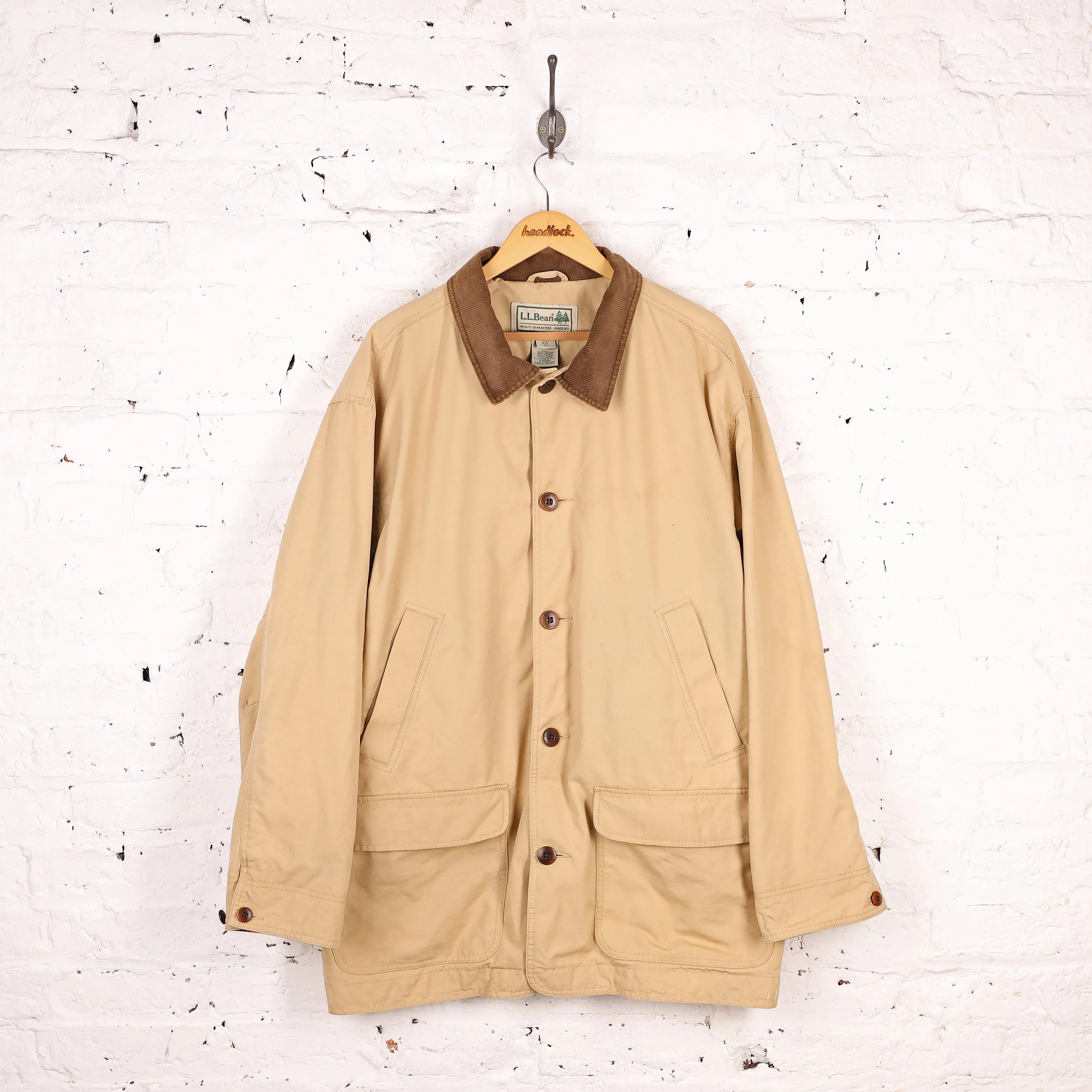 LL Bean Barn Work Jacket - Beige - XXL