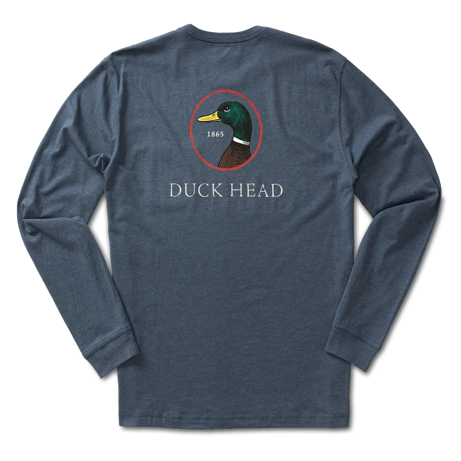 Logo Long Sleeve T-Shirt - Heather Navy