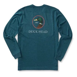 Logo Long Sleeve T-Shirt - Legion Blue Heather