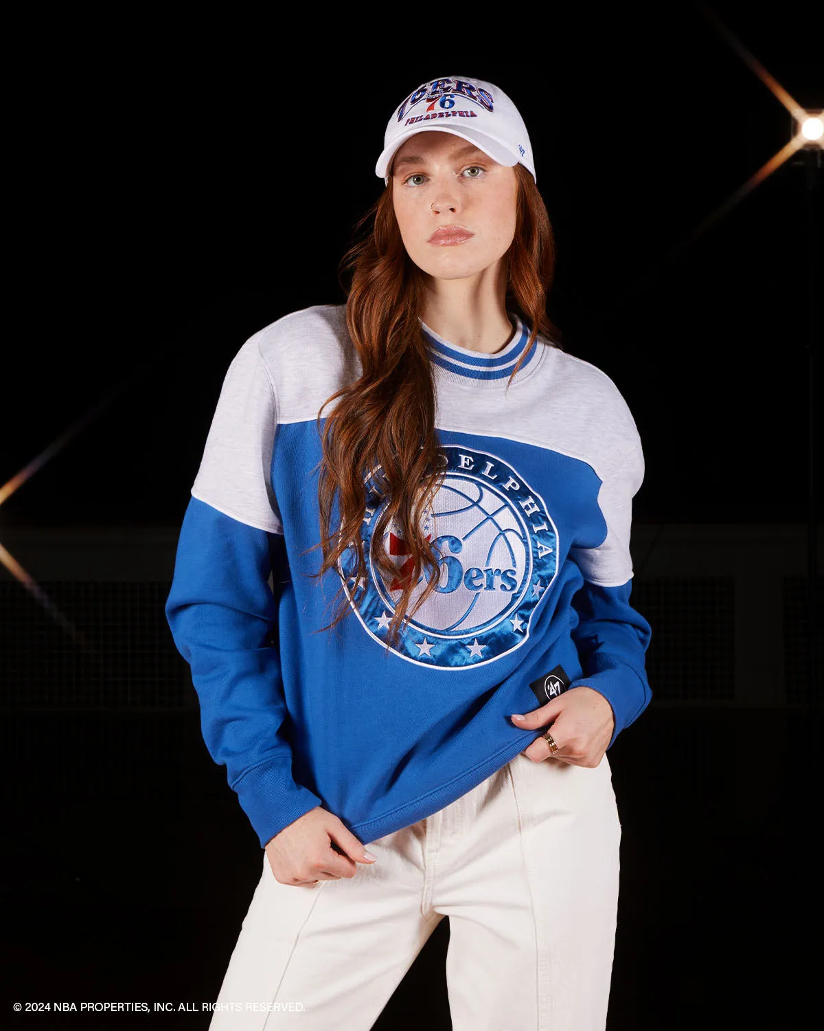 LOS ANGELES LAKERS SATIN LOCK '47 BRYSON CREW
