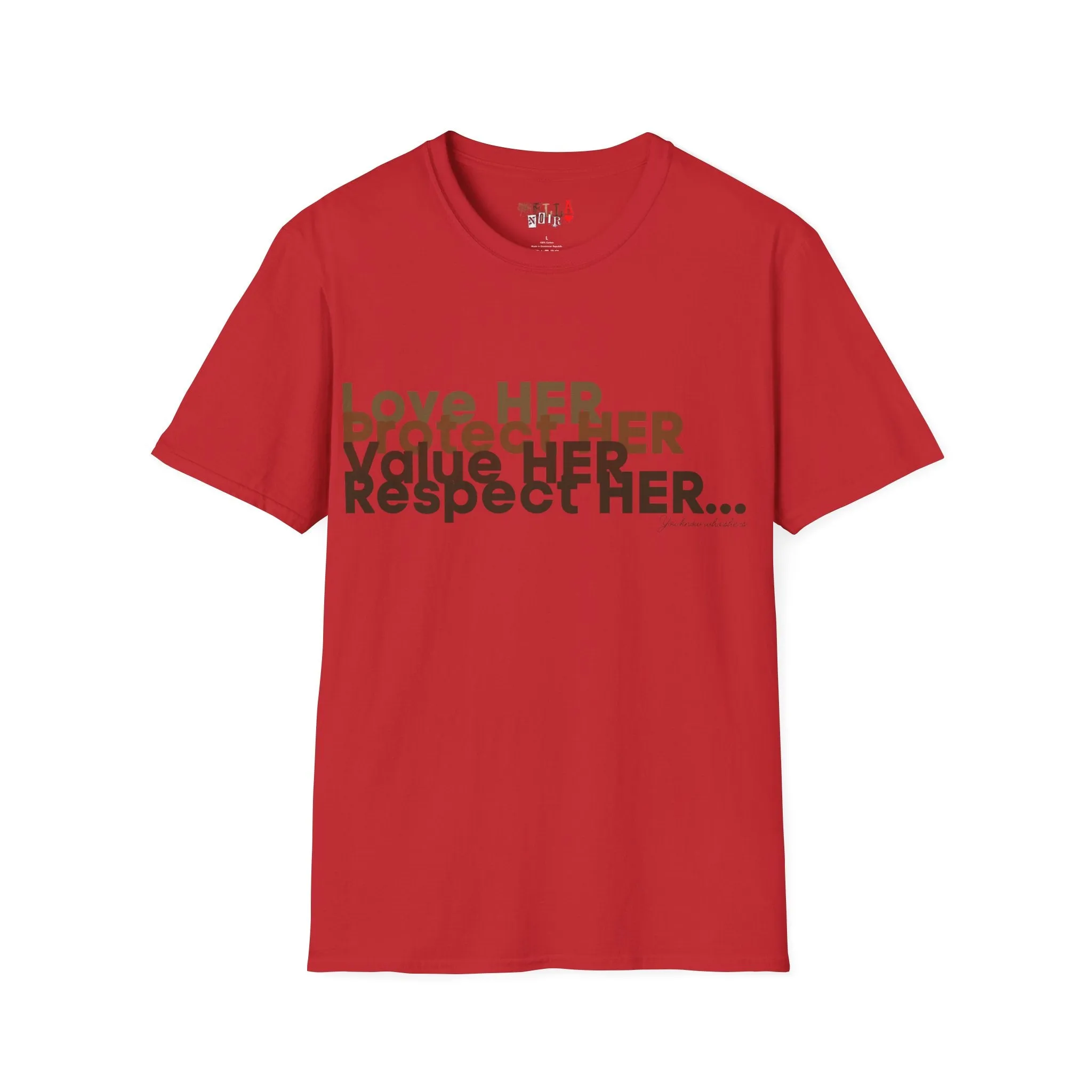Love HER Protect HER Unisex Softstyle T-Shirt