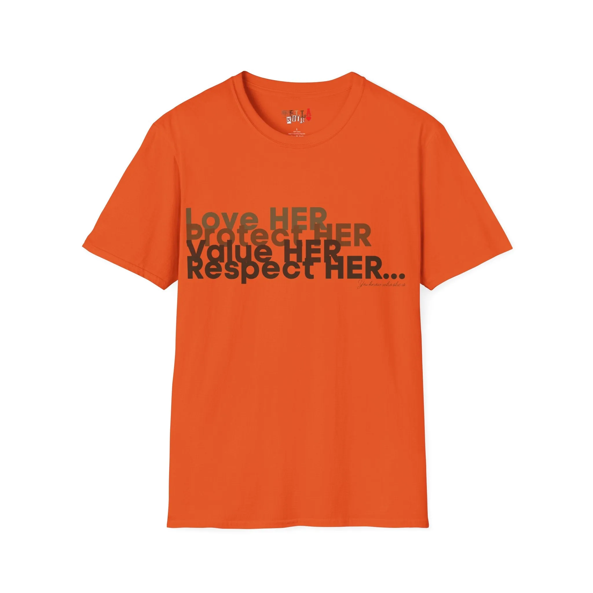 Love HER Protect HER Unisex Softstyle T-Shirt