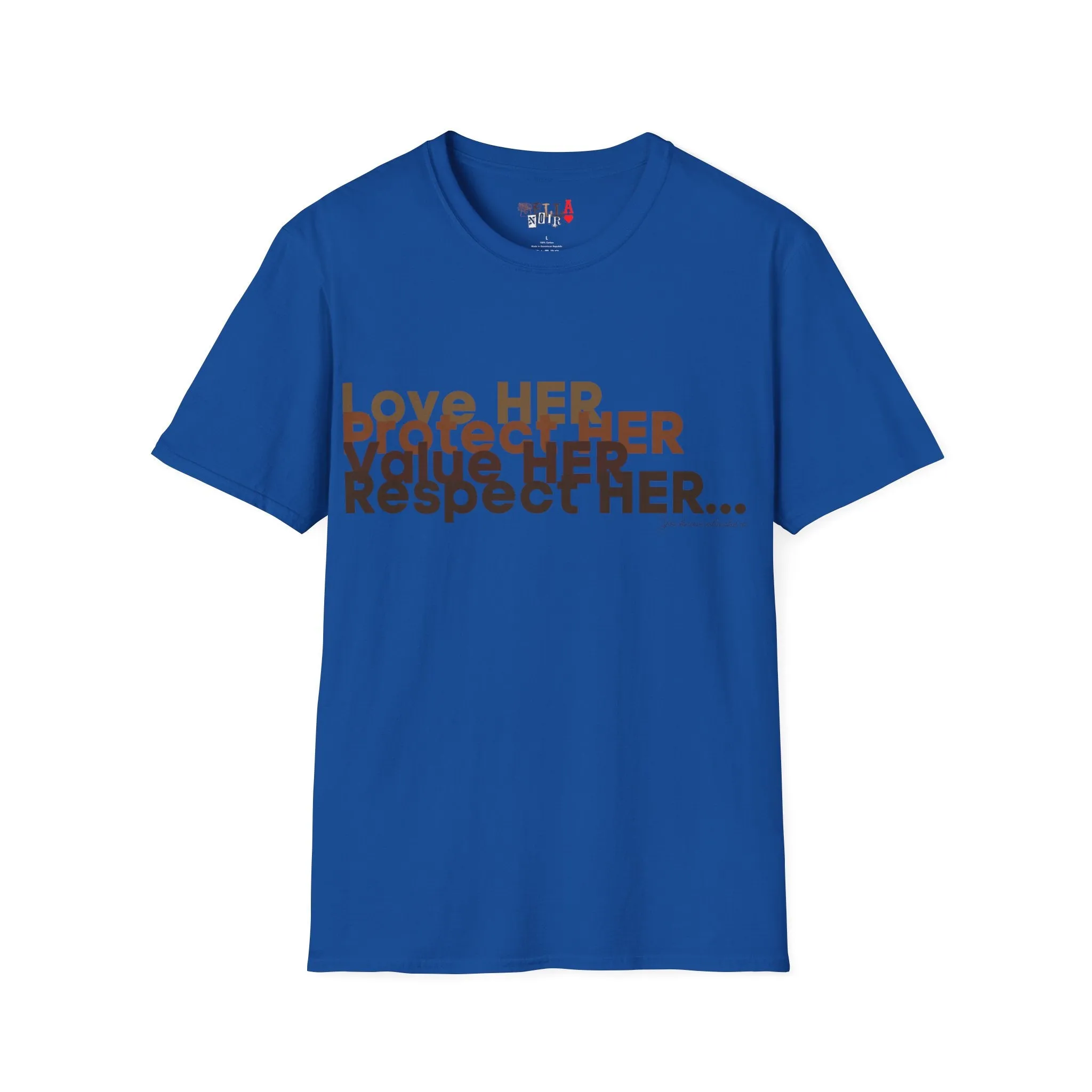 Love HER Protect HER Unisex Softstyle T-Shirt