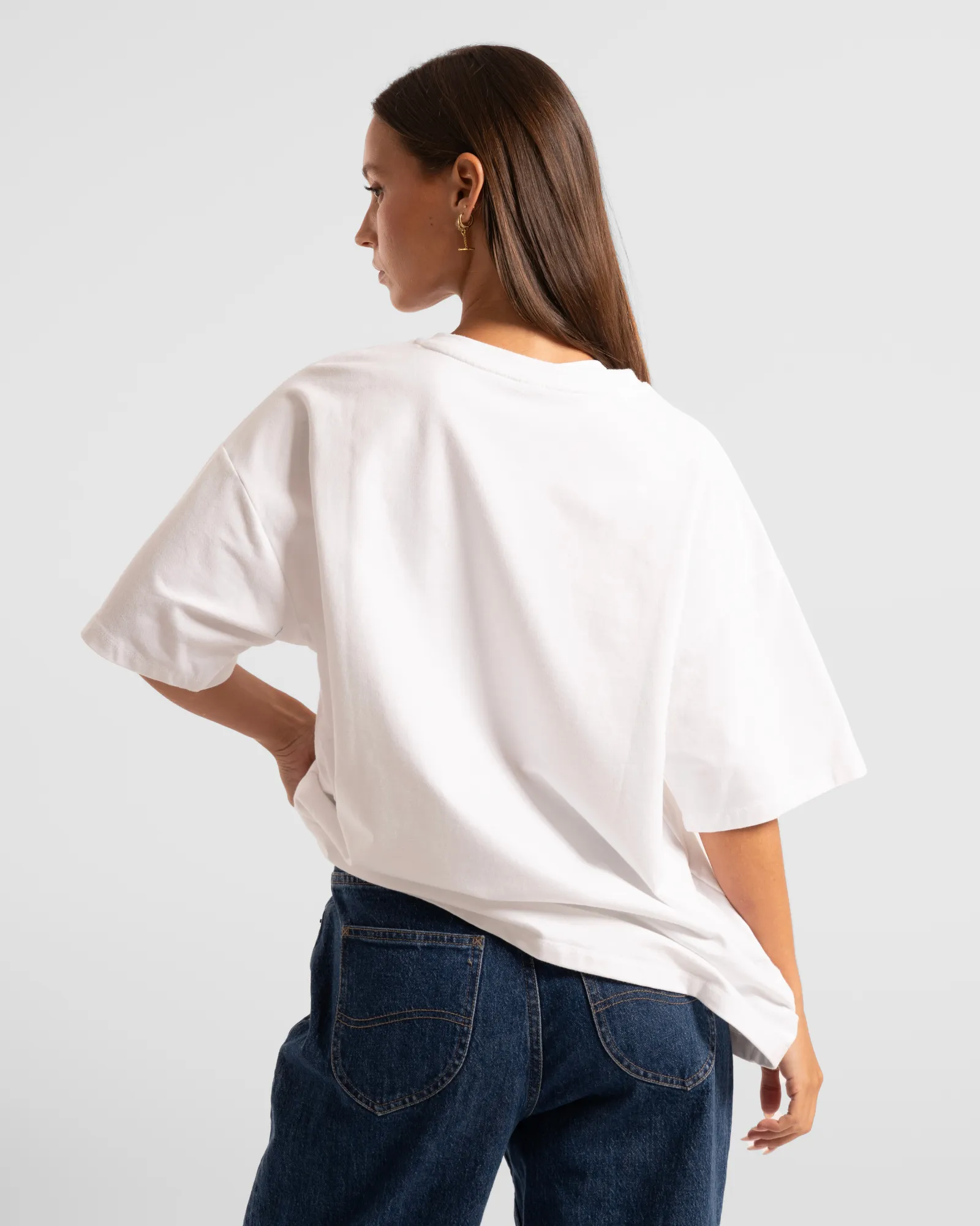 Luxe Oversized Tee - Arctic