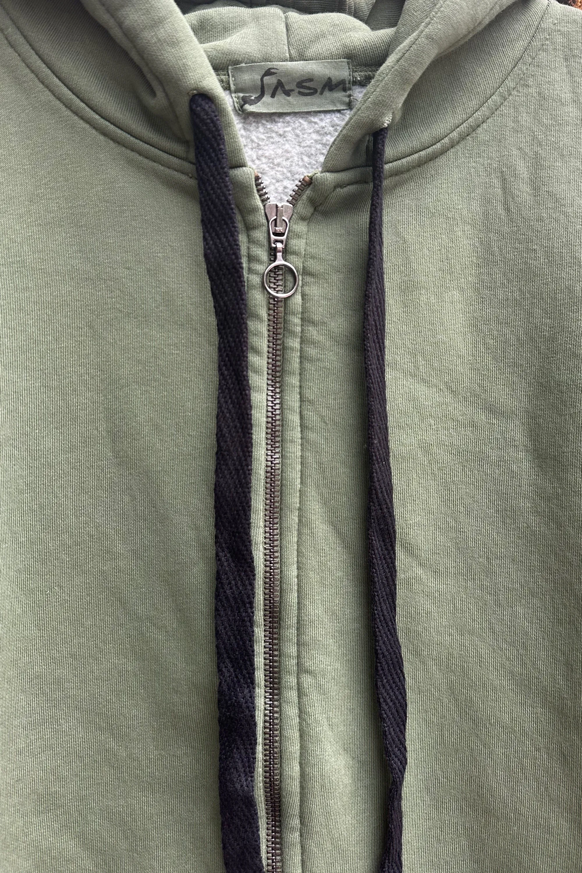 LV MONOGRAM HAND PAINTED ZIP HOODIE