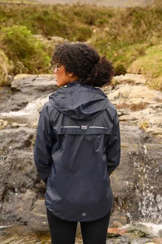 Mac in a Sac Adults Origin Waterproof Breathable Windproof Unisex Packable Jacket-NAVY