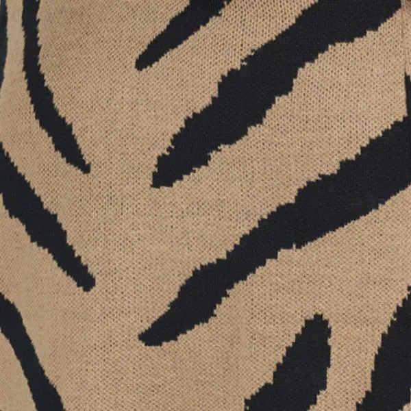 Marguerite Tiger Print Long Cardigan Sweater