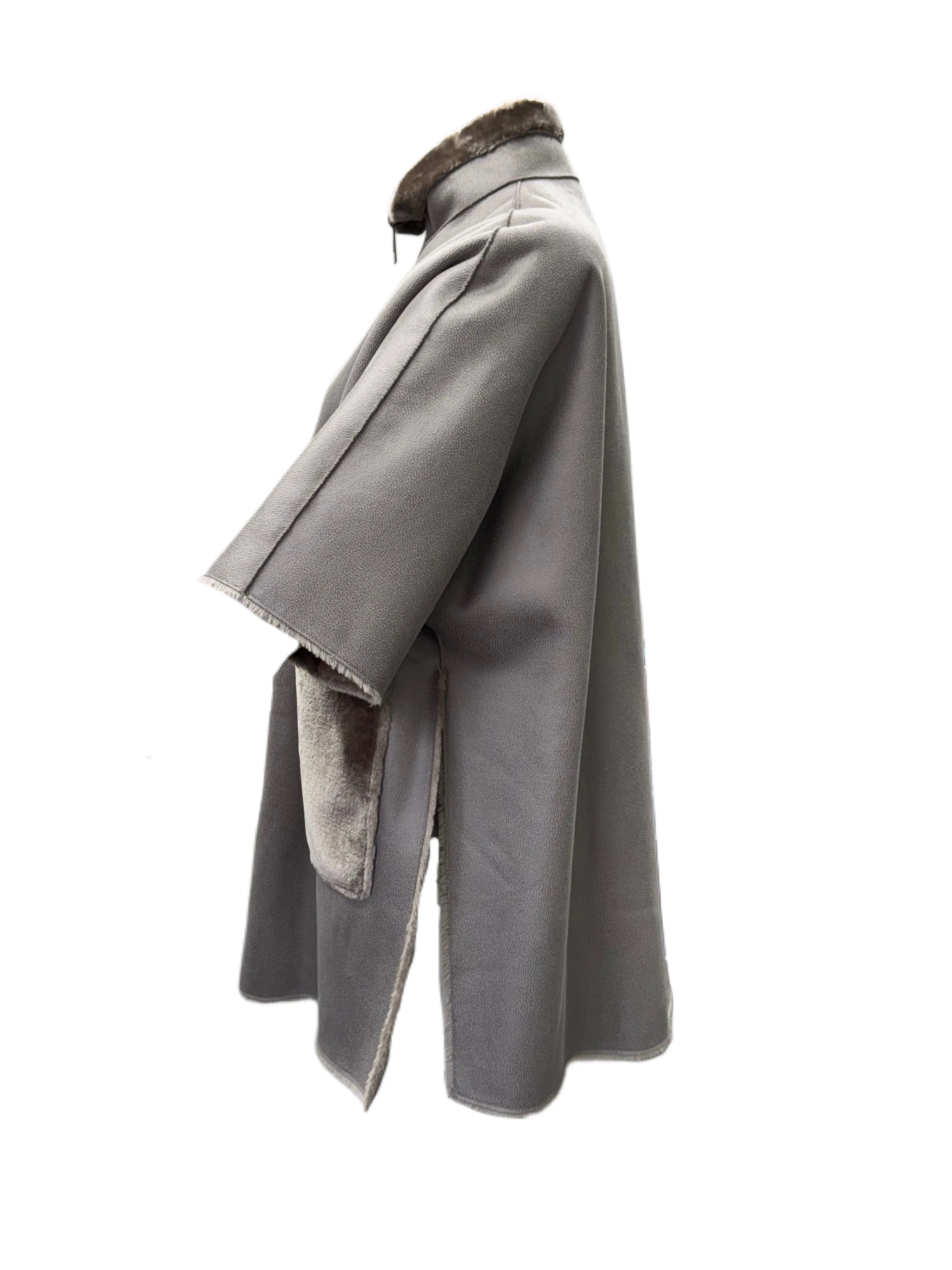 Marina Rinaldi Women's Beige Efeso Zipper Closure Coat NWT