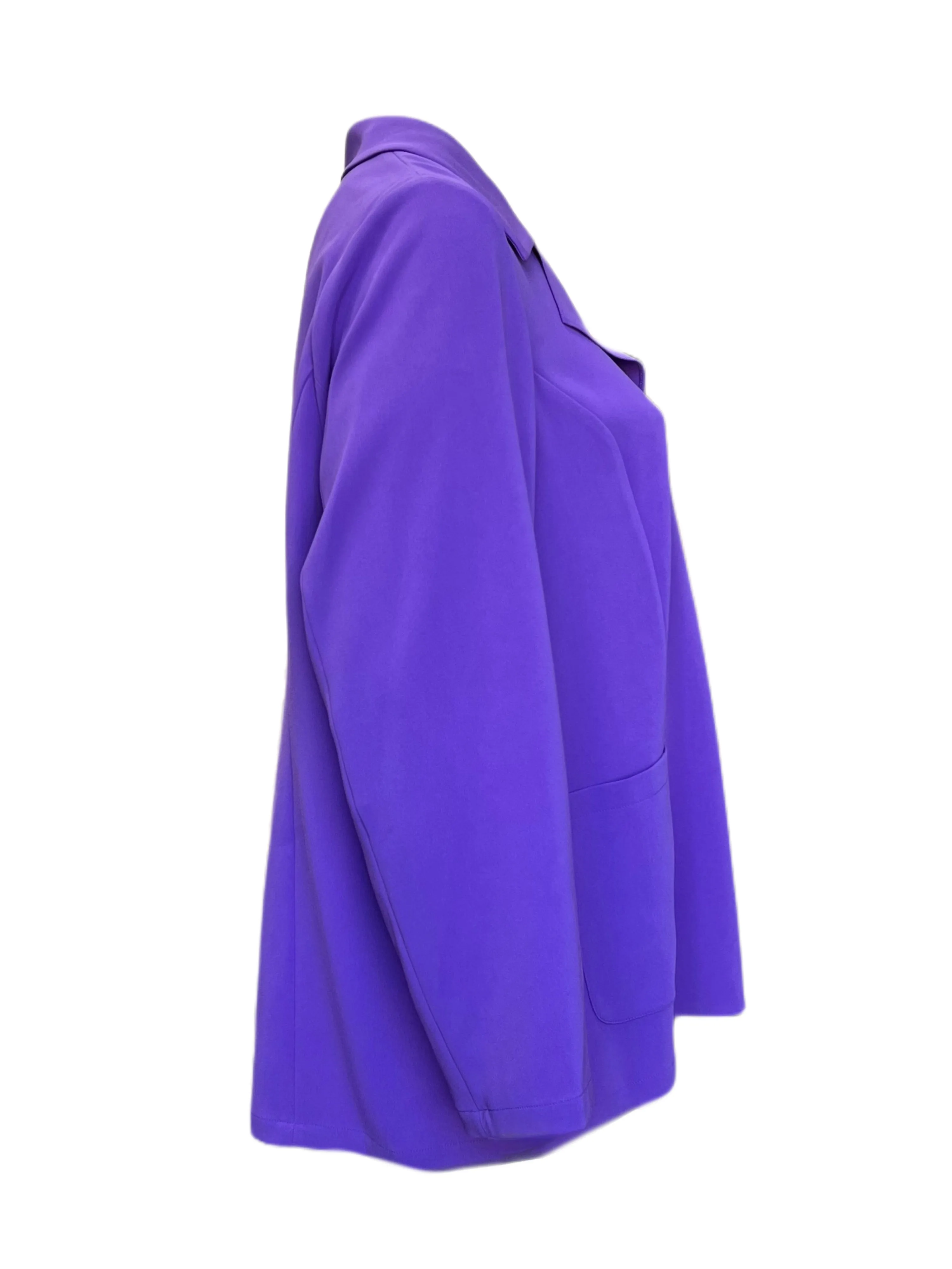 Marina Rinaldi Women's Purple Carnet Jacket NWT