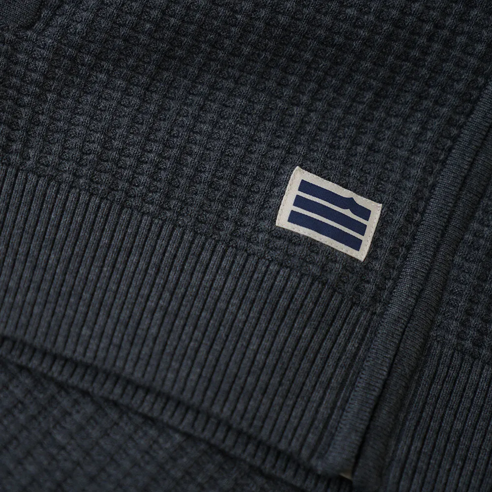 Mens Arundal Merino Blend Waffle Knit Jacket