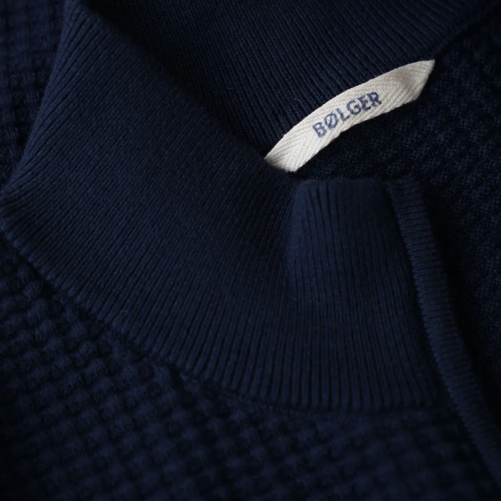 Mens Arundal Merino Blend Waffle Knit Jacket