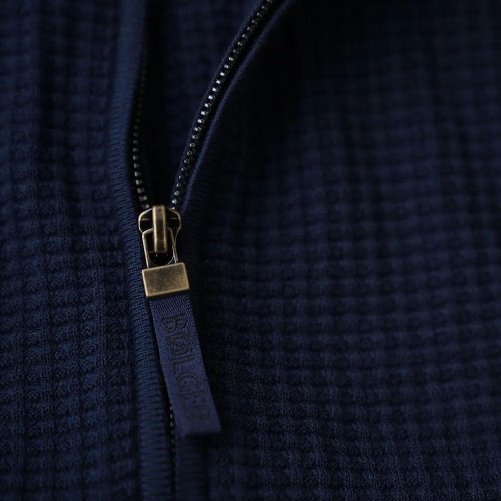 Mens Arundal Merino Blend Waffle Knit Jacket