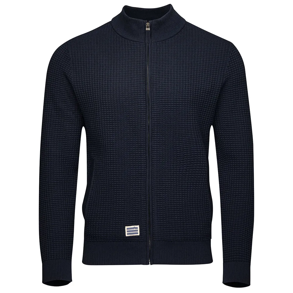Mens Arundal Merino Blend Waffle Knit Jacket