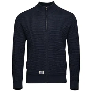 Mens Arundal Merino Blend Waffle Knit Jacket