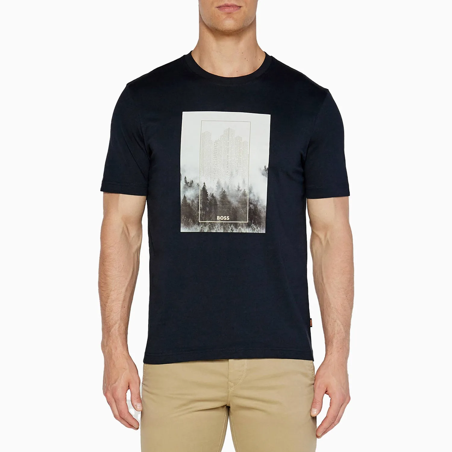 Men's Cotton Jersey Regular Fit T-Shirt With Seasonal Graphic Print