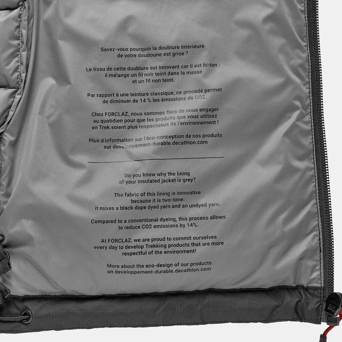 Men’s hiking down jacket -10°C MH500