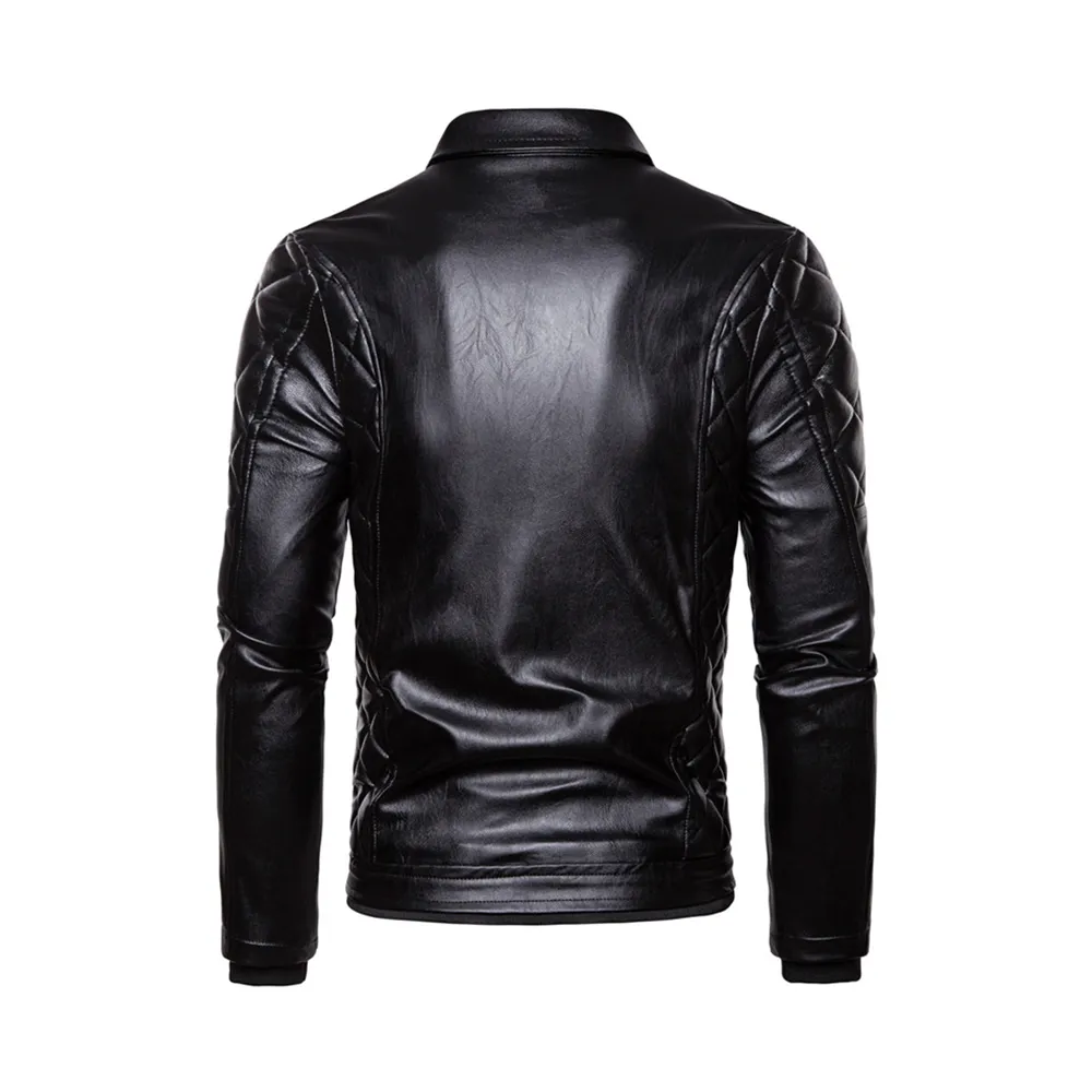 Men's Removable Fur Collar Motorcycle Jacket “ Premium Leather, Classic Biker Style