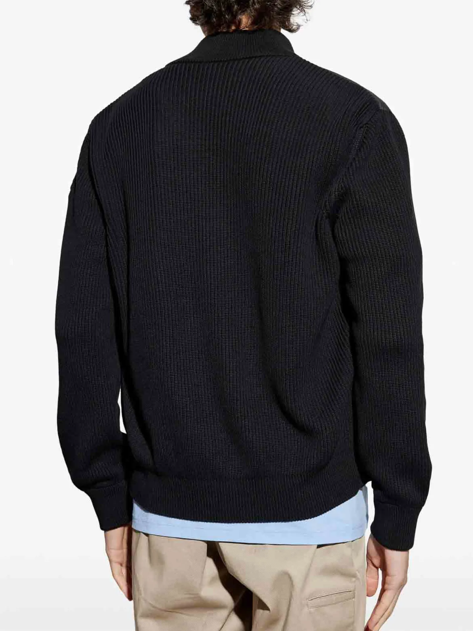 MONCLER Zip-Up Padded Cardigan Black
